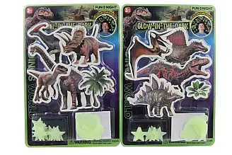 Svítící nalepovací dinosauři