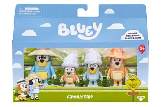 BLUEY Rodinný výlet 4 figurky
