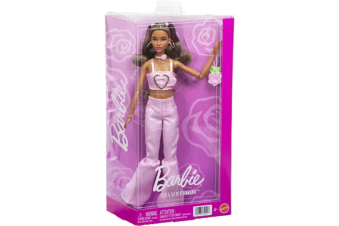 Barbie Deluxe style modelka s růžemi JJN72