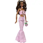 Barbie Deluxe style modelka s růžemi JJN72