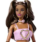 Barbie Deluxe style modelka s růžemi JJN72