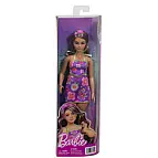 Barbie Fashionistas Modelka v květinových šatech JJN57
