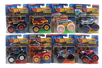Hot Wheels Monster trucks kaskadérské kousky FYJ44
