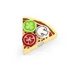 Dřevěná pizza - krájení