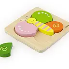 Dřevěné puzzle pro nejmenší - motýl