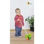 Dřevěná tahačka - dinosaurus