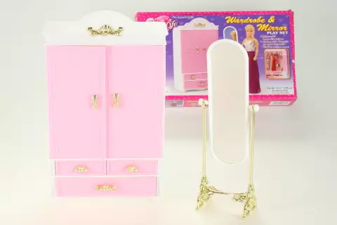 Glorie Šatní skříň a zrcadlo