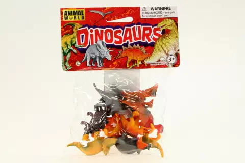 Zvířátka dino v sáčku