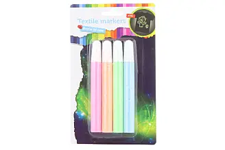 Fixy na textil zářící ve tmě 4ks