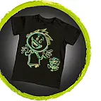 Fixy na textil zářící ve tmě 4ks