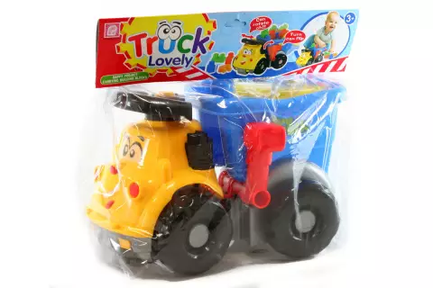 Nákladní auto s kostkami