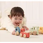 Dřevěný set dopravní prostředky 4ks