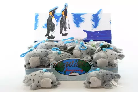 Plyš Tuleň klíčenka 24/bal