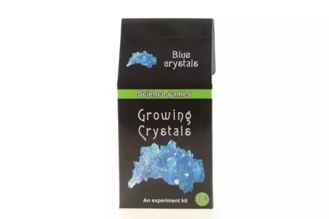 Mini chemická sada rostoucí krystaly - modré