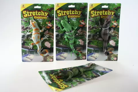 Krokokýl a ještěrka gumový