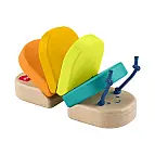 Fisher Price Dřevěná klapající housenka JCY39