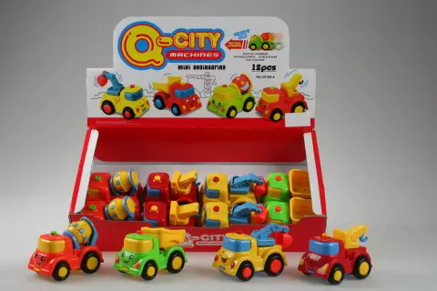 Autíčka stavební  12/bal