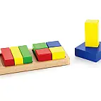 Dřevěné matematické tvary