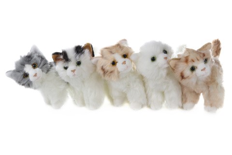 Plyš Kočka 2 barvy 28 cm