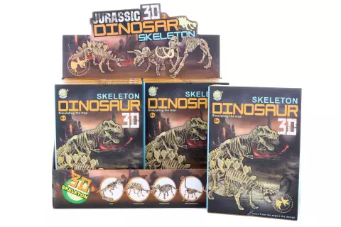 Dino kostra skládačka 10/bal