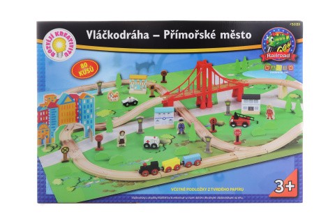 Maxim Vláčkodráha - Přímořské město - 80ks