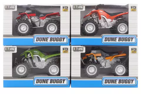 Čtyřkolka kovová 12/bal