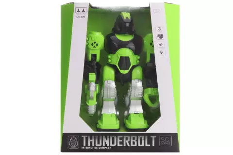 Robot zelený na baterie