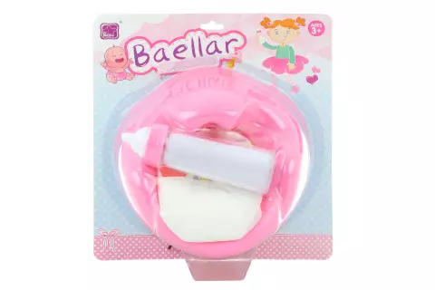 Pro panenky-  nočník, plenka a lahvička s mlékem