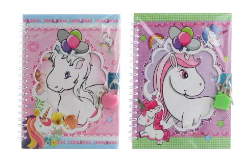 Zápisník na klíček jednorožci