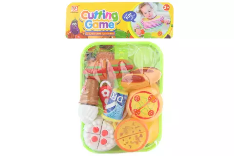 Sada krájení na tácku