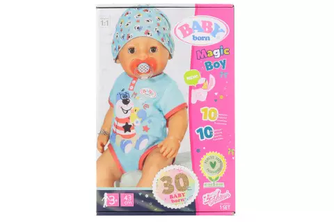 BABY born s kouzelným dudlíkem, chlapeček, 43 cm TV 1.1.-30.6.