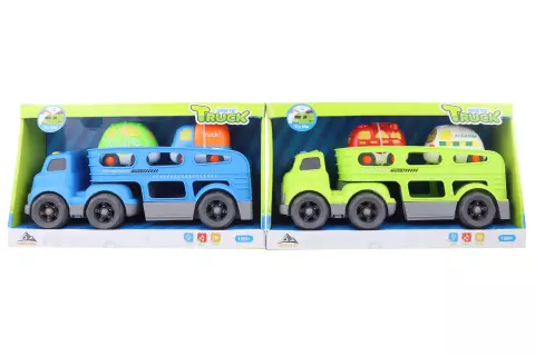 Přepravník s auty na baterie