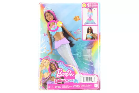 Barbie Blikající mořská panna brunetka HDJ37 TV 1.1.-30.6.