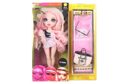 Rainbow High Letní Fashion panenka - Bella Parker (Pink)  TV