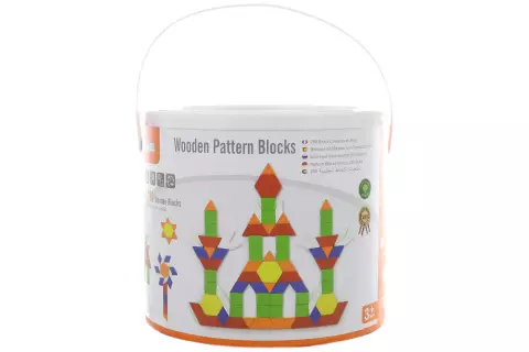 Dřevěná stavebnice 250 kostek