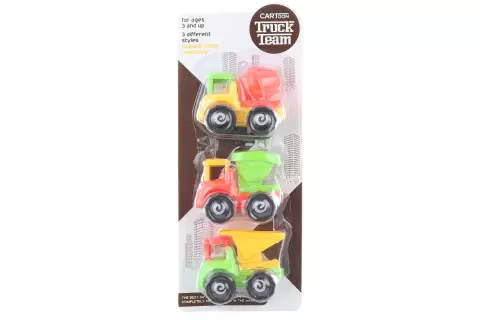 Sada stavebních aut 3 kusy