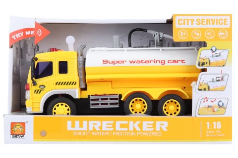 Cisterna stříkající na baterie