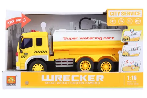 Cisterna stříkající na baterie