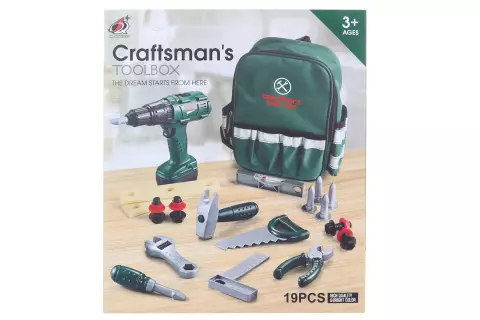 Sada nářadí s vrtačkou a taškou