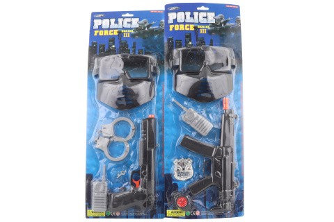 Policejní sada se samopalem