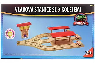 Vláčky Max - Vlaková stanice se 3 kolejemi