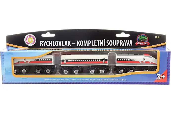 Vláčky Max - Rychlovlak kompletní souprava