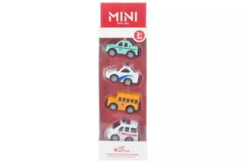 Sada kovových autíček