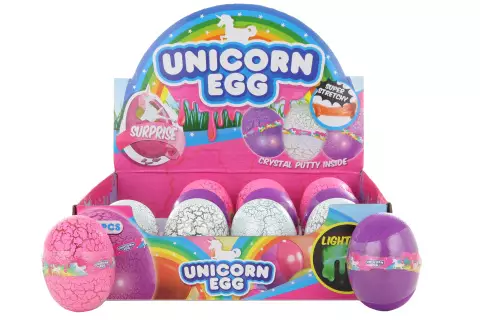 Sliz vejce jednorožec svítící