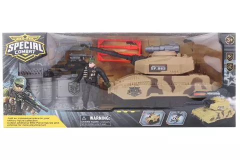 Vojenská sada s tankem