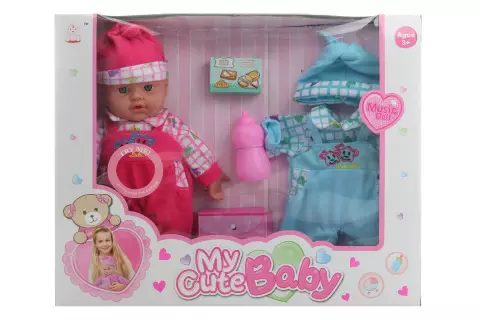 Miminko se zvuky s doplňky