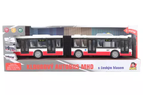 Autobus s českým hlasem na setrvačník 44 cm