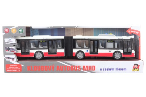 Autobus s českým hlasem na setrvačník 44 cm