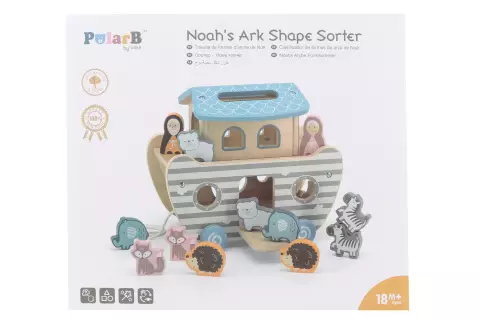 Dřevěná vkládačka Noemova archa