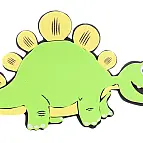 Nástěnná dekorace dino